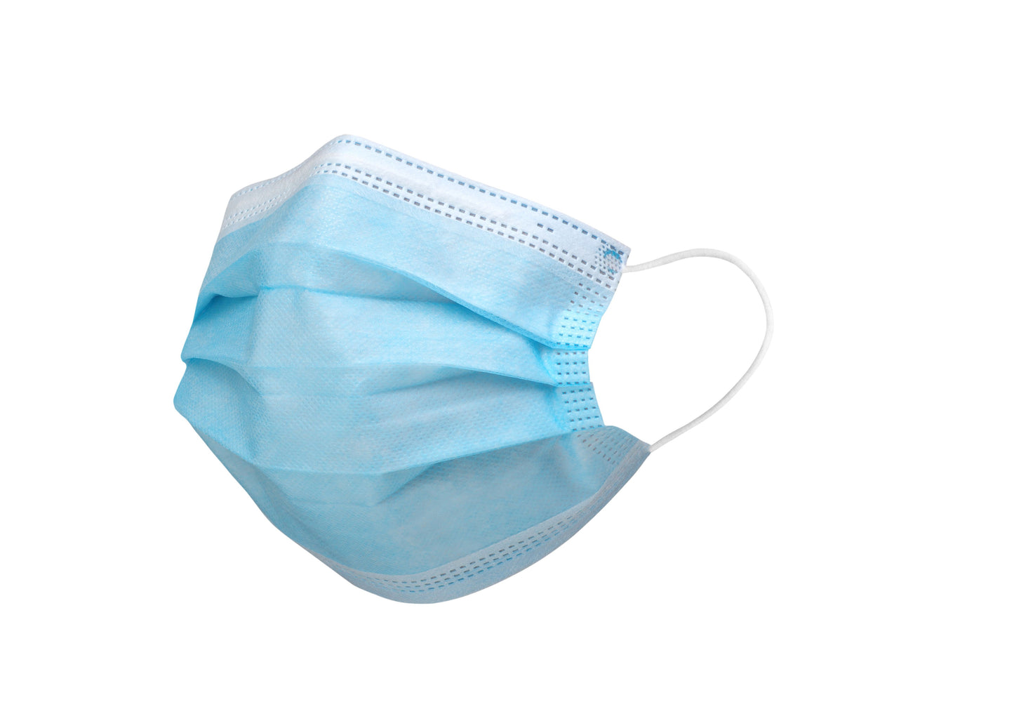 Paneffort Premium Disposable Face Masks, Comfortable 3-Ply Protection with Adjustable Nose Piece, Breathable, Soft, Ideal for Medical, Office, Travel, and Daily Use, One Size Fits Most, Blue