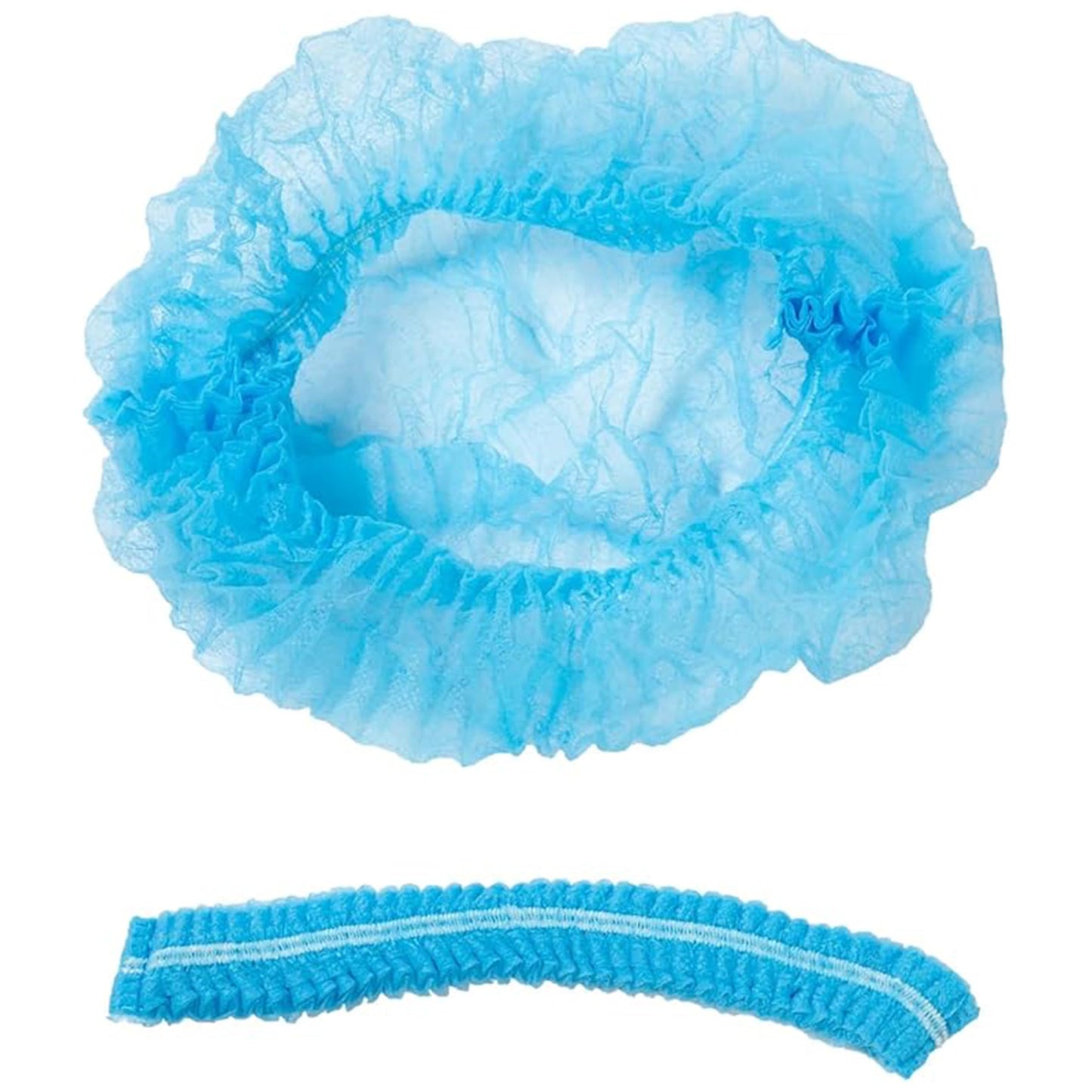 Bouffant Caps Lightweight Blue Elastic Closure Suitable for Medical and Industrial Environments (Pack of 2,000)
