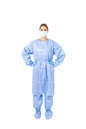 Disposable Isolation Gowns Medium Weight Elastic Cuffs Long Sleeves (100 Pack)