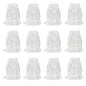 Paneffort 12oz Fantail Mop Heads | 12-Pack | Durable, High-Absorbency Rayon Construction, Ideal for Commercial or Industrial Cleaning
